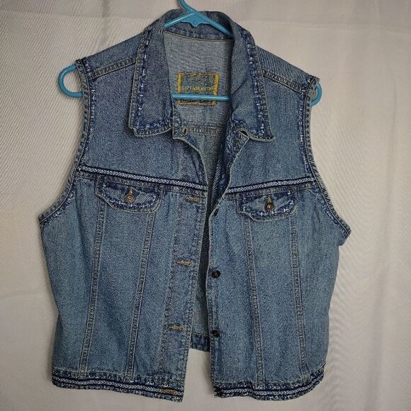Liz Claiborne Jackets & Blazers - Vintage Liz Claiborne denim vest